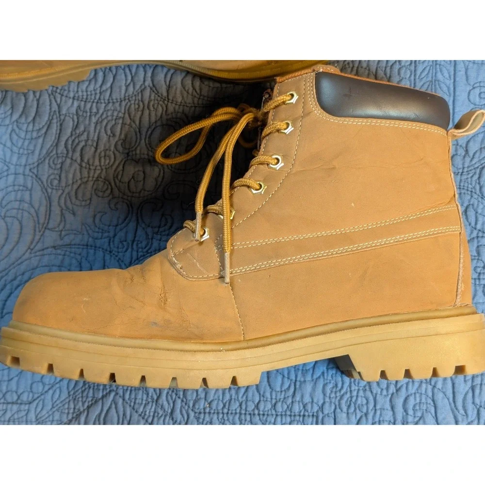 FILA Edgewater 12 Wheat Boots Mens 10 Tan Timberland Style Gorpcore Streetwear